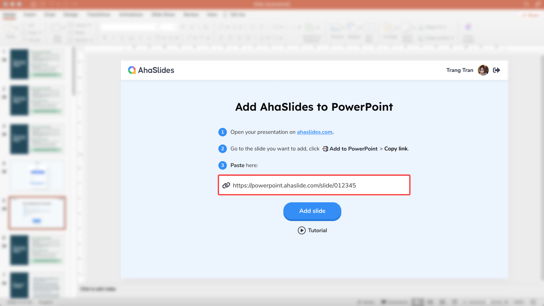 how to start mentimeter presentation